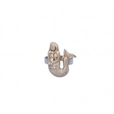 Handcrafted Nautical Decor Mermaid Napkin Ring HACM2987